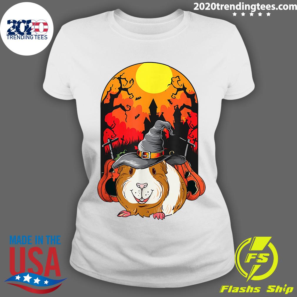 Guinea Pig Witch Pumpkin Halloween - Adult & Kids T-Shirts, Sweatshirts & Hoodies apparel design preview 3