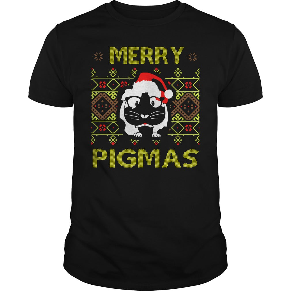 Guinea Pigs Merry Pigmas - Adult & Kids T-Shirts, Sweatshirts & Hoodies apparel design preview 1