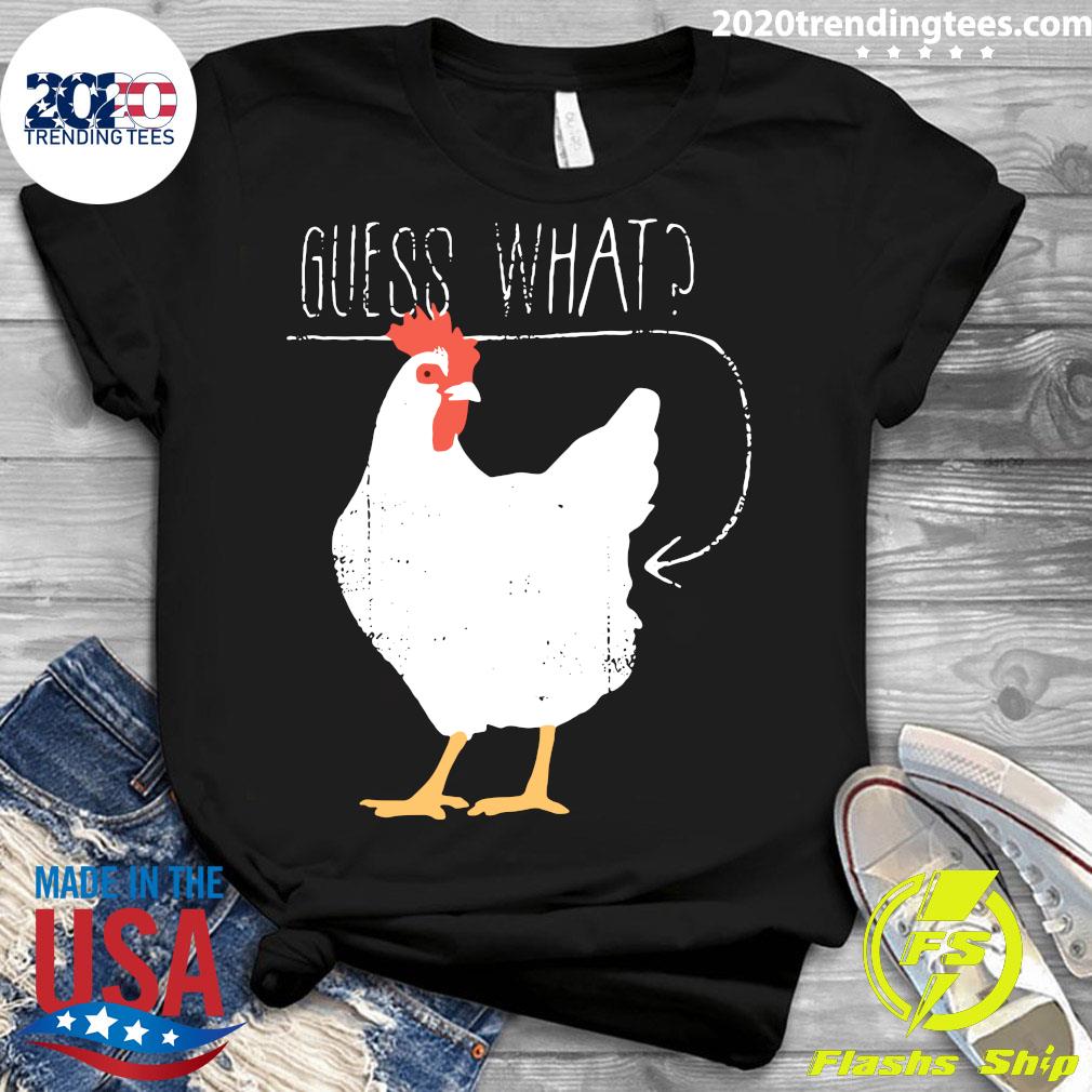 Haircloud Women Guess What Chicken Butt - Adult & Kids T-Shirts, Sweatshirts & Hoodies apparel design preview 3