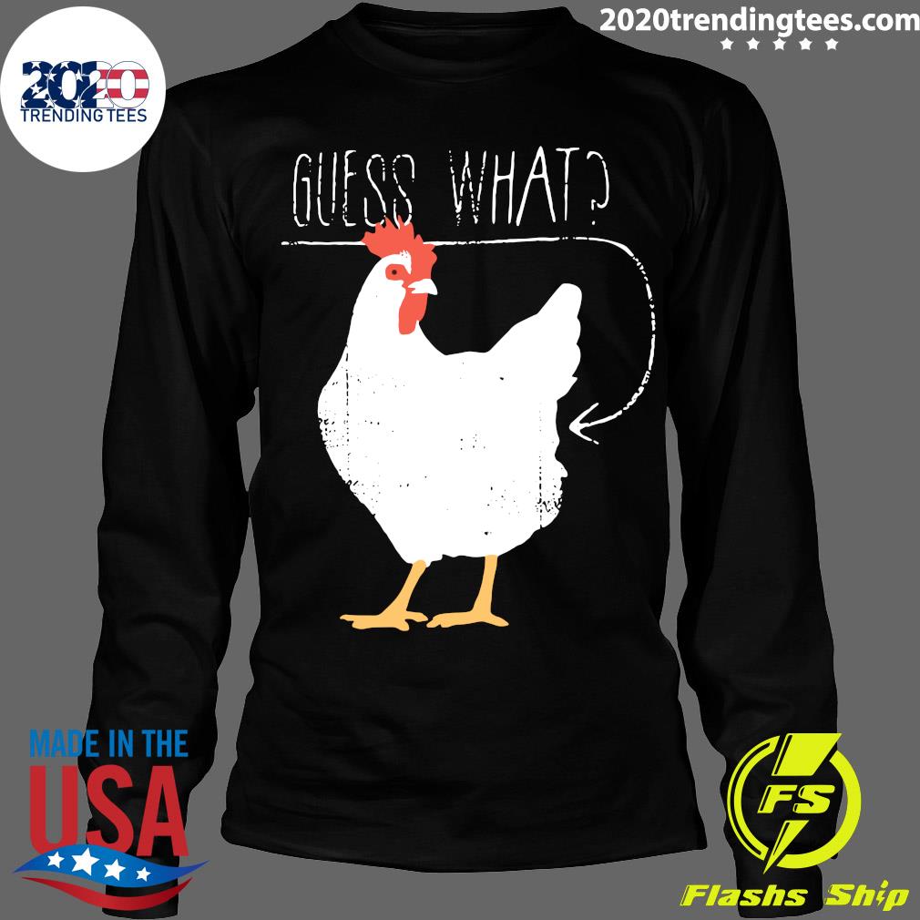 Haircloud Women Guess What Chicken Butt - Adult & Kids T-Shirts, Sweatshirts & Hoodies apparel design preview 4