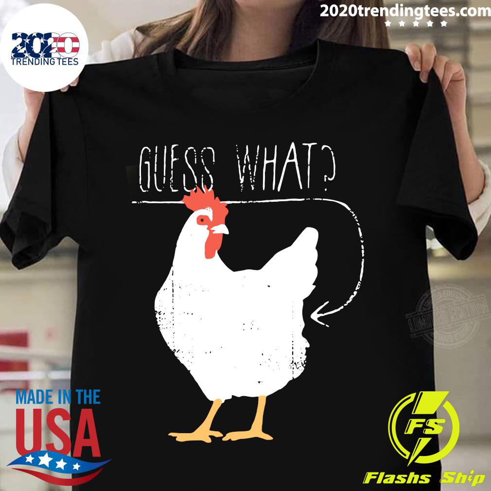 Haircloud Women Guess What Chicken Butt - Adult & Kids T-Shirts, Sweatshirts & Hoodies apparel design preview 1