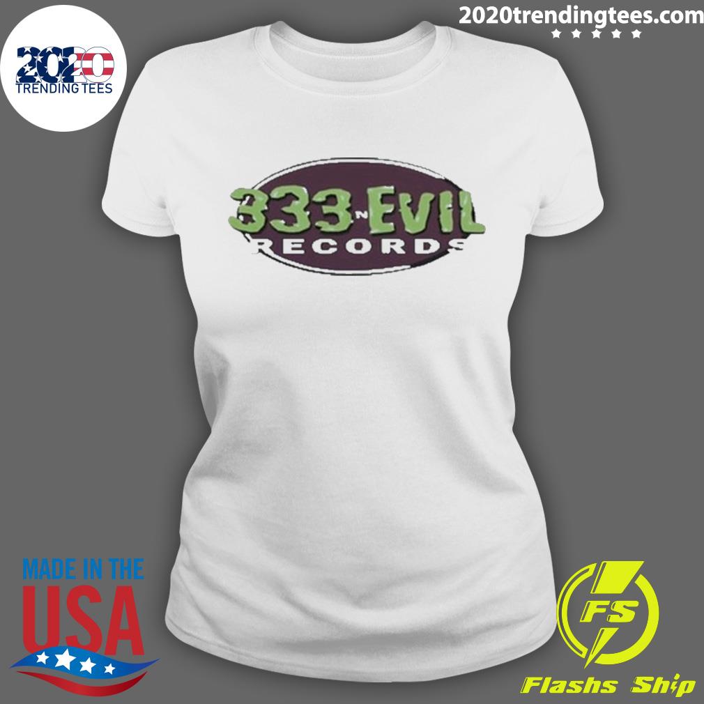 Halfevilco 333 Records - Adult & Kids T-Shirts, Sweatshirts & Hoodies apparel design preview 3