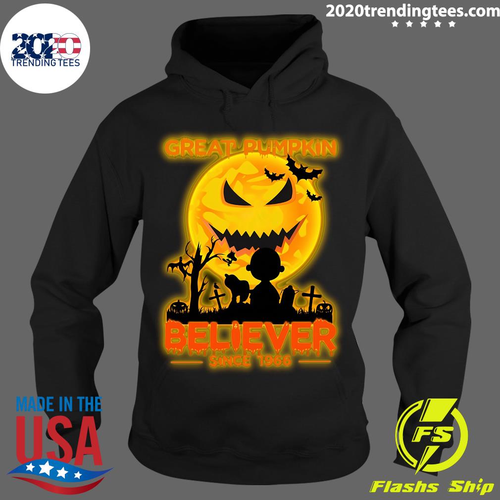 Halloween Great Pumpkin Believer Since 1966 - Adult & Kids T-Shirts, Sweatshirts & Hoodies apparel design preview 2