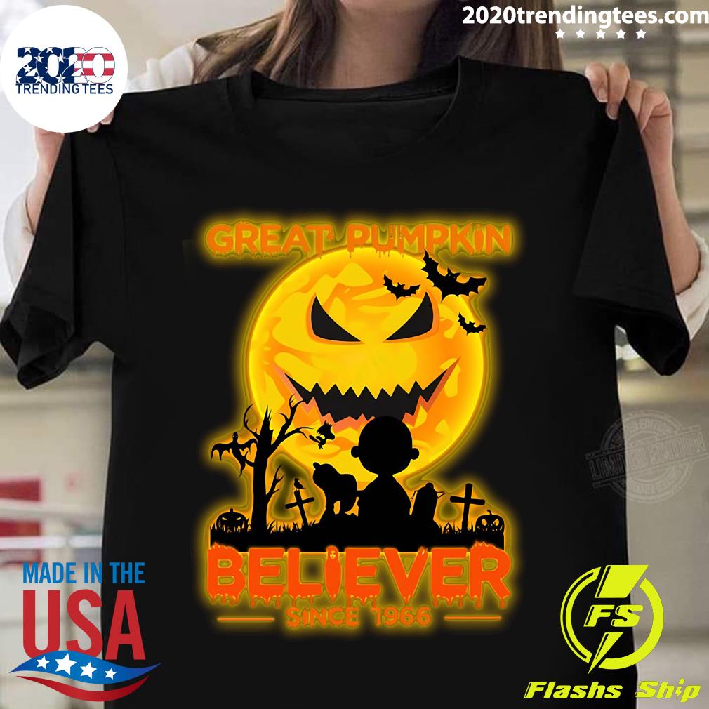 Halloween Great Pumpkin Believer Since 1966 - Adult & Kids T-Shirts, Sweatshirts & Hoodies apparel design preview 1