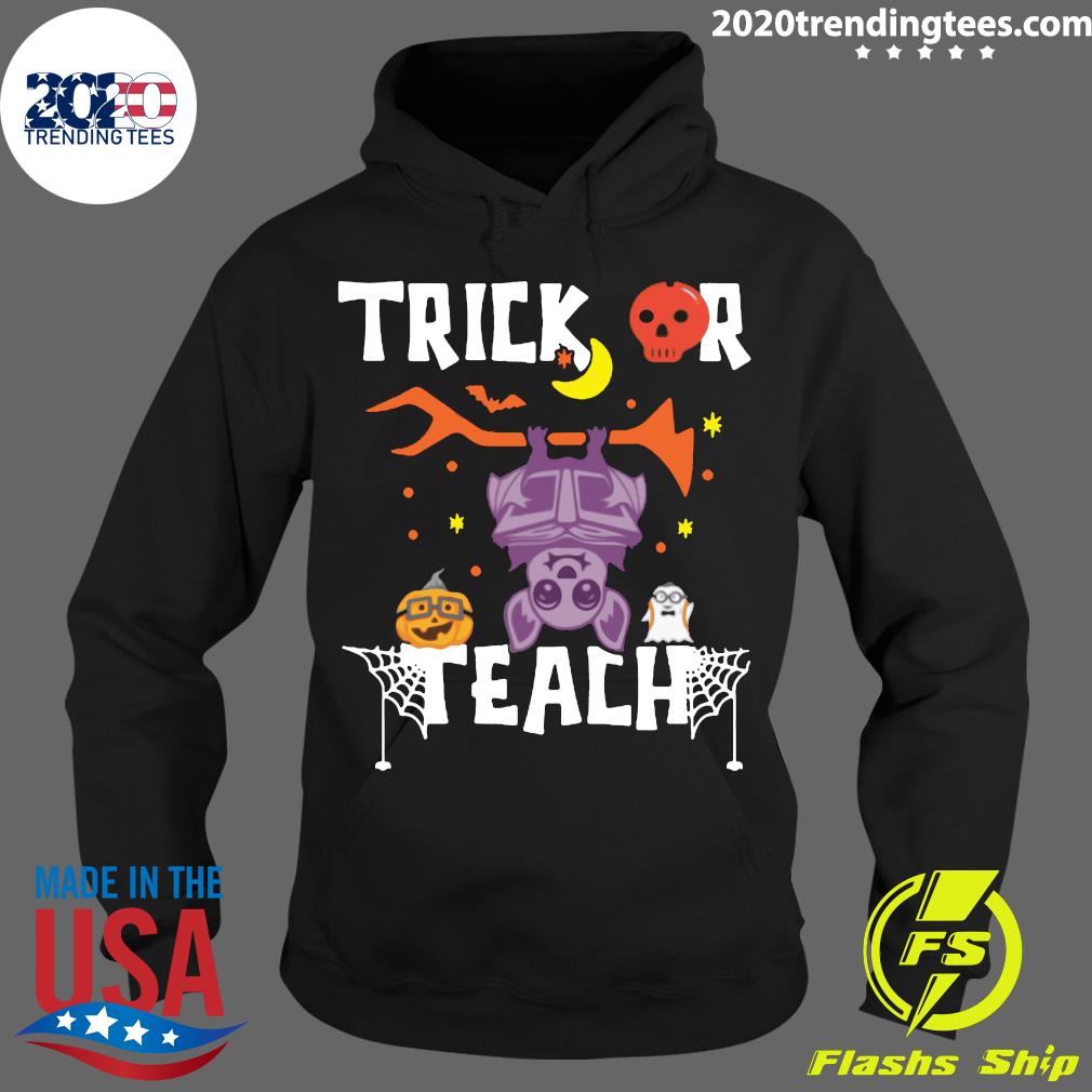 Halloween Trick Or Teach Teacher Hallowen - Adult & Kids T-Shirts, Sweatshirts & Hoodies apparel design preview 2