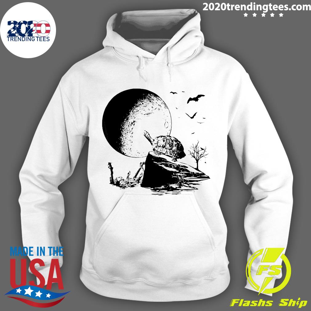 Halloween Turtle Lizard Howling Apparel - Adult & Kids T-Shirts, Sweatshirts & Hoodies apparel design preview 2