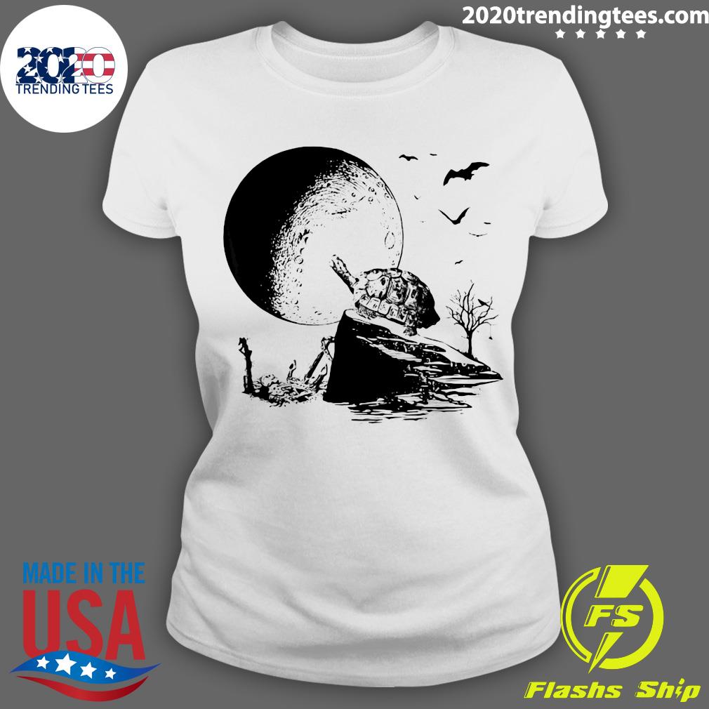 Halloween Turtle Lizard Howling Apparel - Adult & Kids T-Shirts, Sweatshirts & Hoodies apparel design preview 3