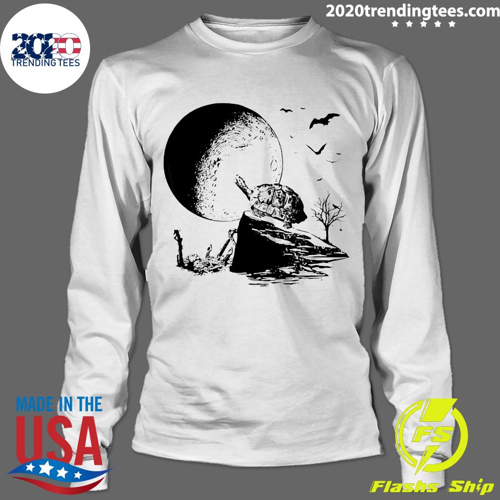 Halloween Turtle Lizard Howling Apparel - Adult & Kids T-Shirts, Sweatshirts & Hoodies apparel design preview 4