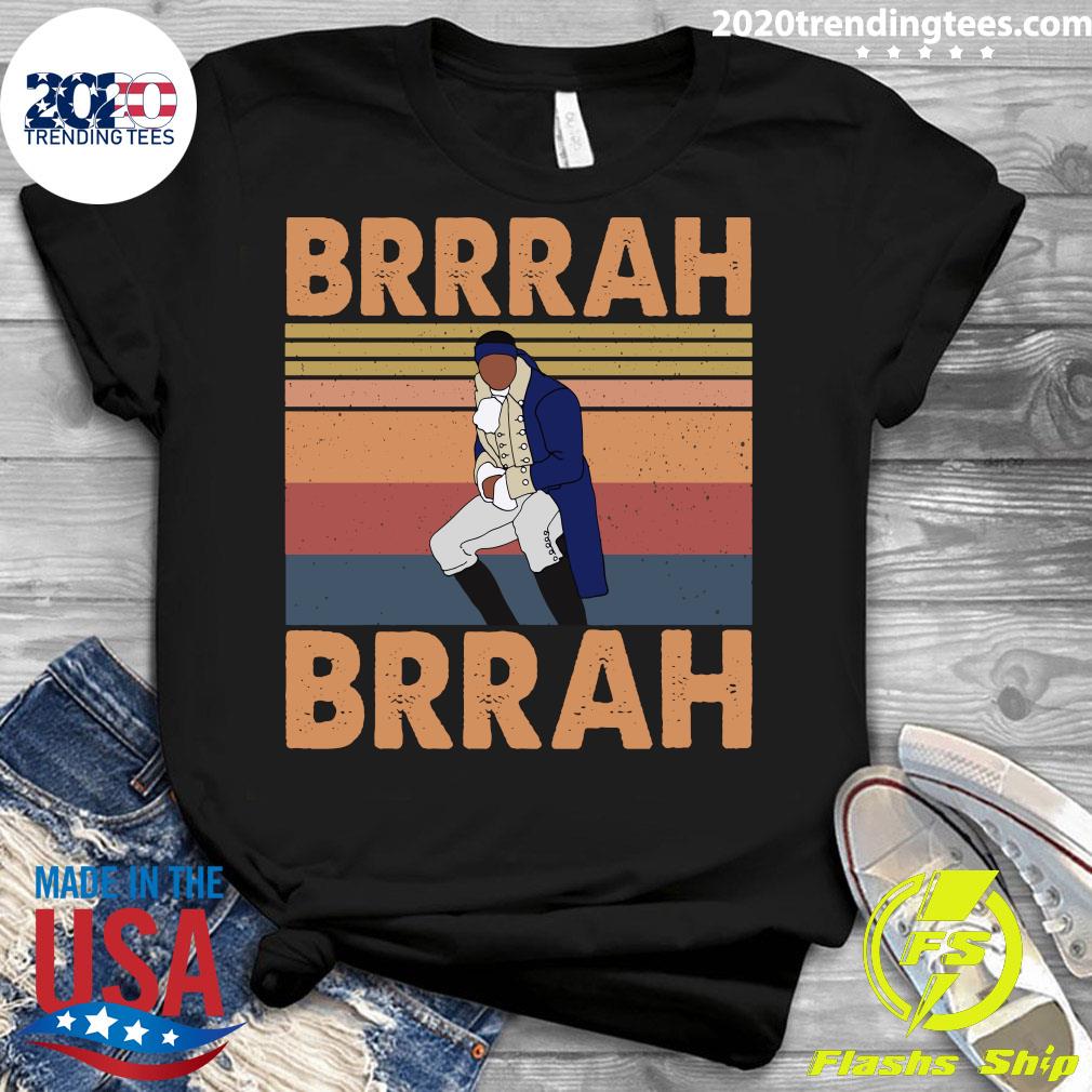 Hamilton Brrah Vintage Retro - Adult & Kids T-Shirts, Sweatshirts & Hoodies apparel design preview 3