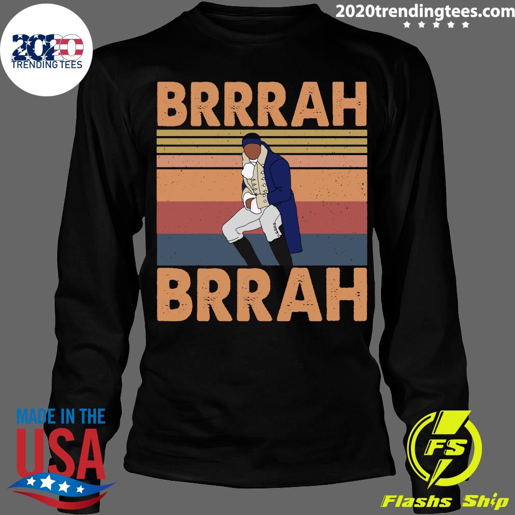 Hamilton Brrah Vintage Retro - Adult & Kids T-Shirts, Sweatshirts & Hoodies apparel design preview 4