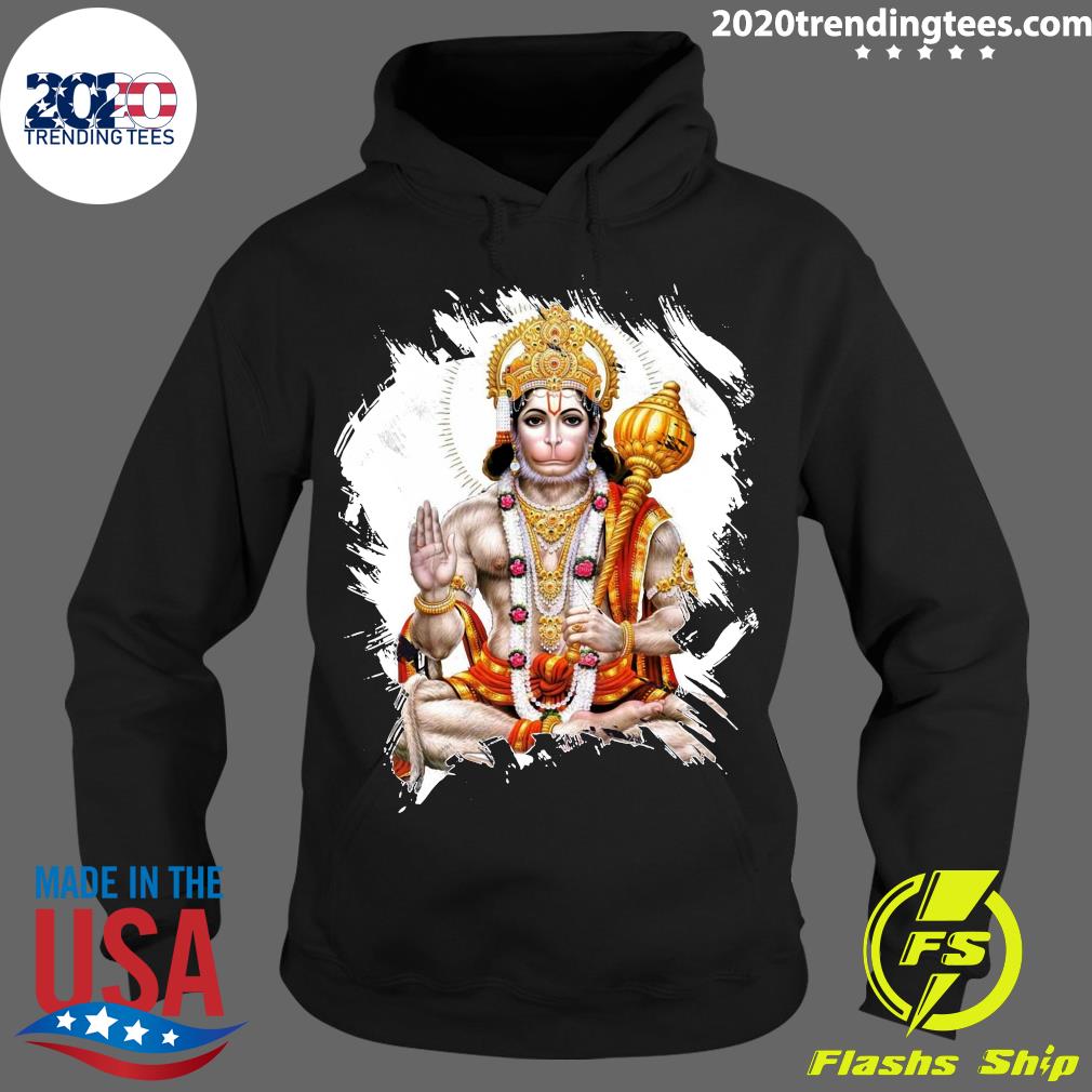 Hanuman Hindu God Design - Adult & Kids T-Shirts, Sweatshirts & Hoodies apparel design preview 2