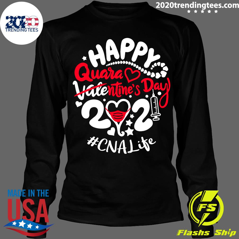 Happy Quarantined Valentine's Day 2021 CNA Life - Adult & Kids T-Shirts, Sweatshirts & Hoodies apparel design preview 4