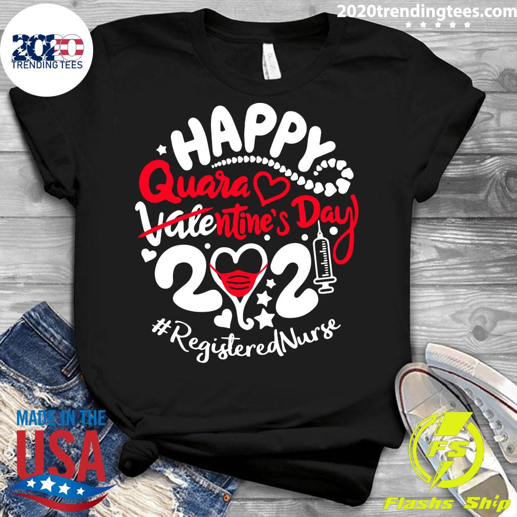 Happy Quarantined Valentine's Day 2021 Registered - Adult & Kids T-Shirts, Sweatshirts & Hoodies apparel design preview 3