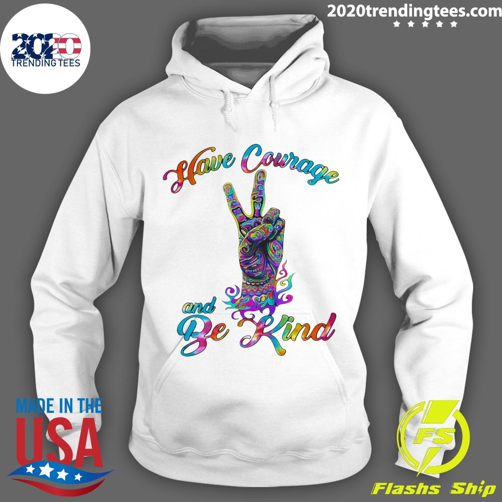 Have Courage And Be Kind LGBT - Adult & Kids T-Shirts, Sweatshirts & Hoodies apparel design preview 2