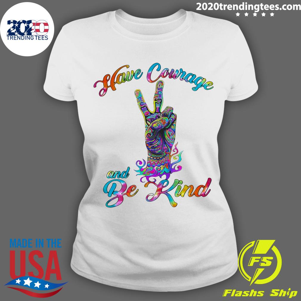 Have Courage And Be Kind LGBT - Adult & Kids T-Shirts, Sweatshirts & Hoodies apparel design preview 3