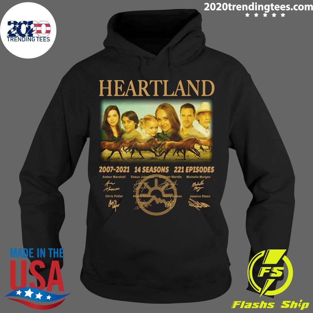 Heartland 2007 2021 14 Seasons 221 Episodes - Adult & Kids T-Shirts, Sweatshirts & Hoodies apparel design preview 2