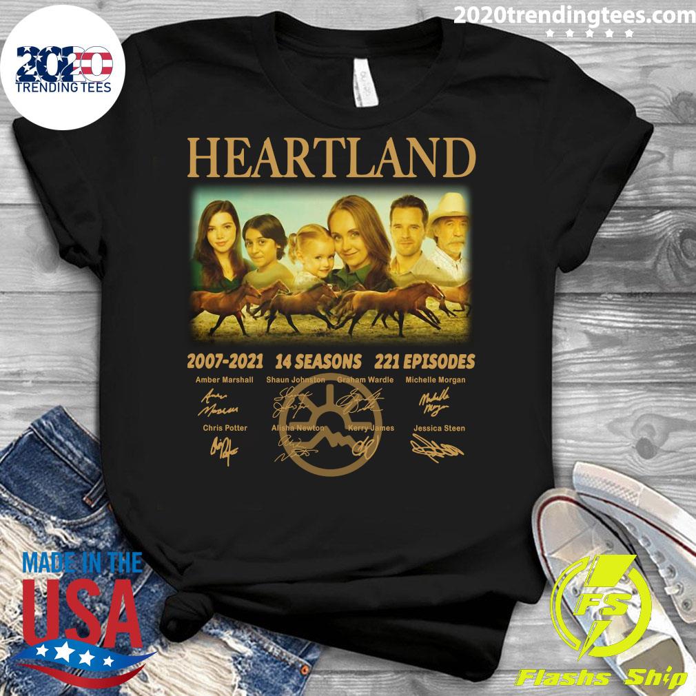 Heartland 2007 2021 14 Seasons 221 Episodes - Adult & Kids T-Shirts, Sweatshirts & Hoodies apparel design preview 3