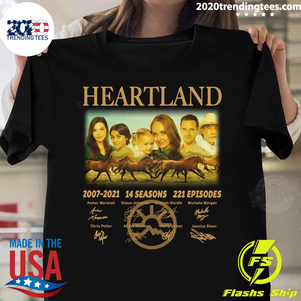 Heartland 2007 2021 14 Seasons 221 Episodes - Adult & Kids T-Shirts, Sweatshirts & Hoodies apparel design preview 1
