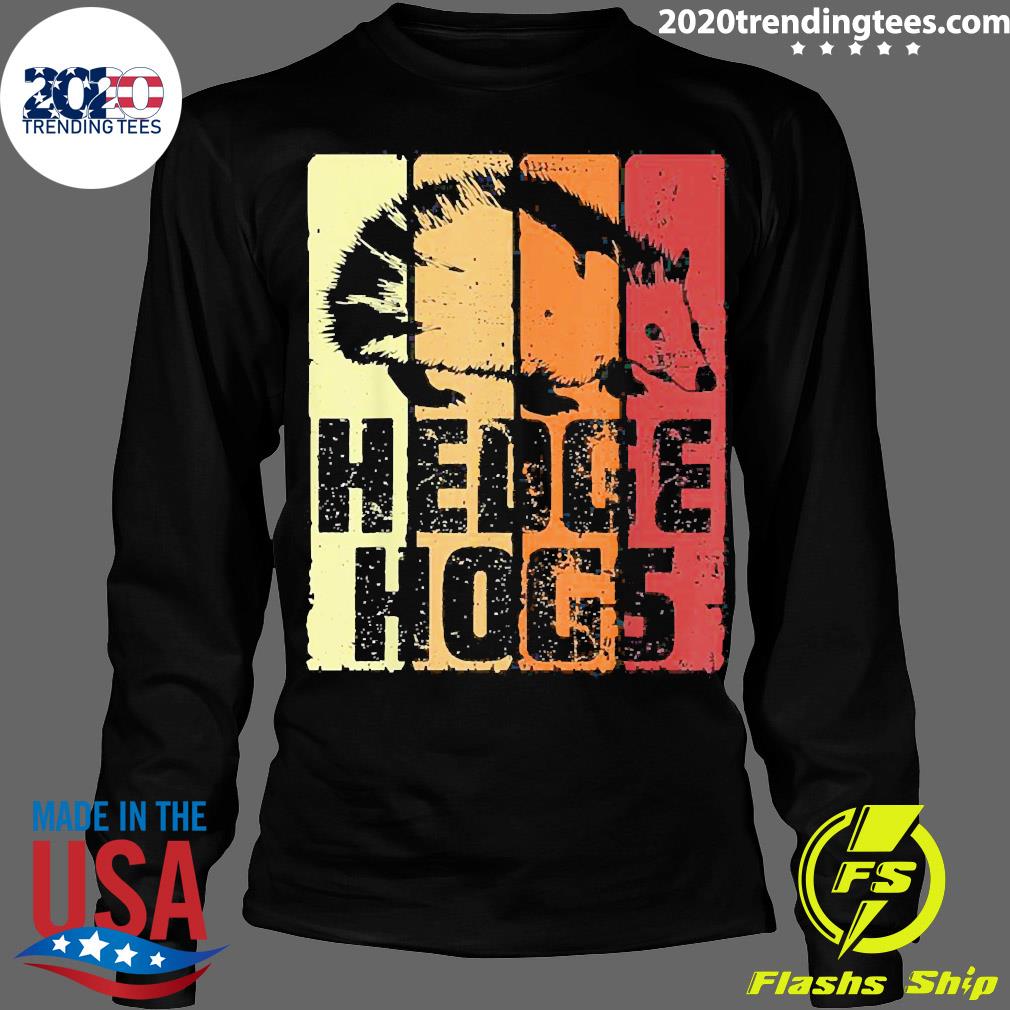 Hedgehogs Retro Fall Silhouette Hedgehog - Adult & Kids T-Shirts, Sweatshirts & Hoodies apparel design preview 4