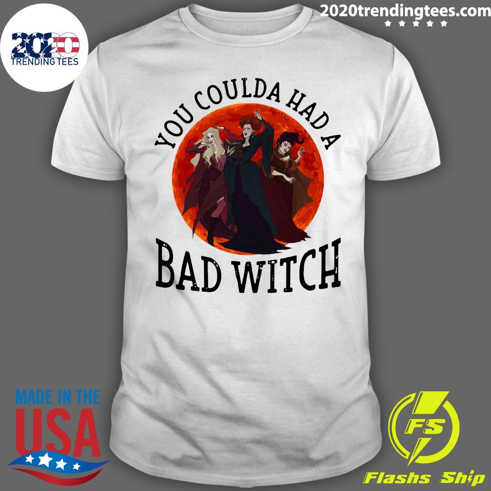 Hocus Pocus You Coulda Had A Bad Witch Sunset - Adult & Kids T-Shirts, Sweatshirts & Hoodies apparel design preview 1