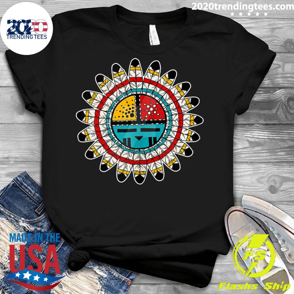 Hopi Kachina Native American - Adult & Kids T-Shirts, Sweatshirts & Hoodies apparel design preview 3
