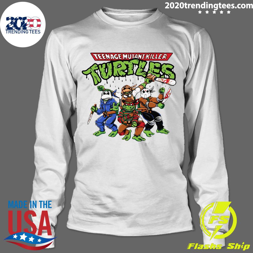 Horror Teenage Mutant Killer Turtles Halloween - Adult & Kids T-Shirts, Sweatshirts & Hoodies apparel design preview 4