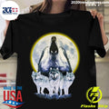 Howl At The Moon Vintage Wolf - Adult & Kids T-Shirts, Sweatshirts & Hoodies apparel design preview 1