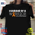Husband Of A Warrior Multiple Sclerosis Awareness - Adult & Kids T-Shirts, Sweatshirts & Hoodies apparel design preview 1