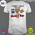 I Can't Talk Right Now I'm Doing Baseball Gaga Stuff - Adult & Kids T-Shirts, Sweatshirts & Hoodies apparel design preview 1