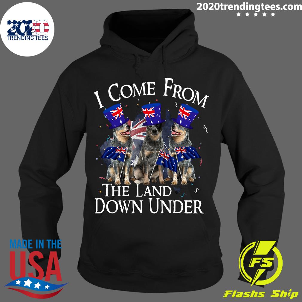 I Come From The Land Down Under England Dog - Adult & Kids T-Shirts, Sweatshirts & Hoodies apparel design preview 2