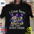 I Come From The Land Down Under England Dog - Adult & Kids T-Shirts, Sweatshirts & Hoodies apparel design preview 1