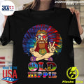 I Got A Peaceful Easy Feeling OLD Hippie - Adult & Kids T-Shirts, Sweatshirts & Hoodies apparel design preview 1