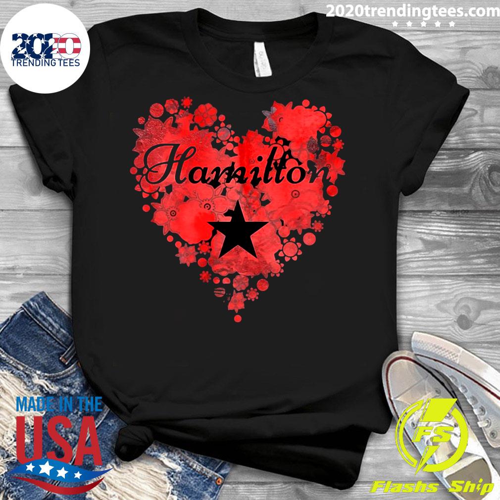 I Love Hamilton Heart - Adult & Kids T-Shirts, Sweatshirts & Hoodies apparel design preview 3