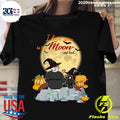 I Love You To The Moon And Back Girl Witch Pumpkin - Adult & Kids T-Shirts, Sweatshirts & Hoodies apparel design preview 1