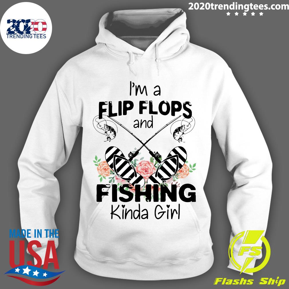 I'm A Flip Flops And Fishing Kinda Girl - Adult & Kids T-Shirts, Sweatshirts & Hoodies apparel design preview 2