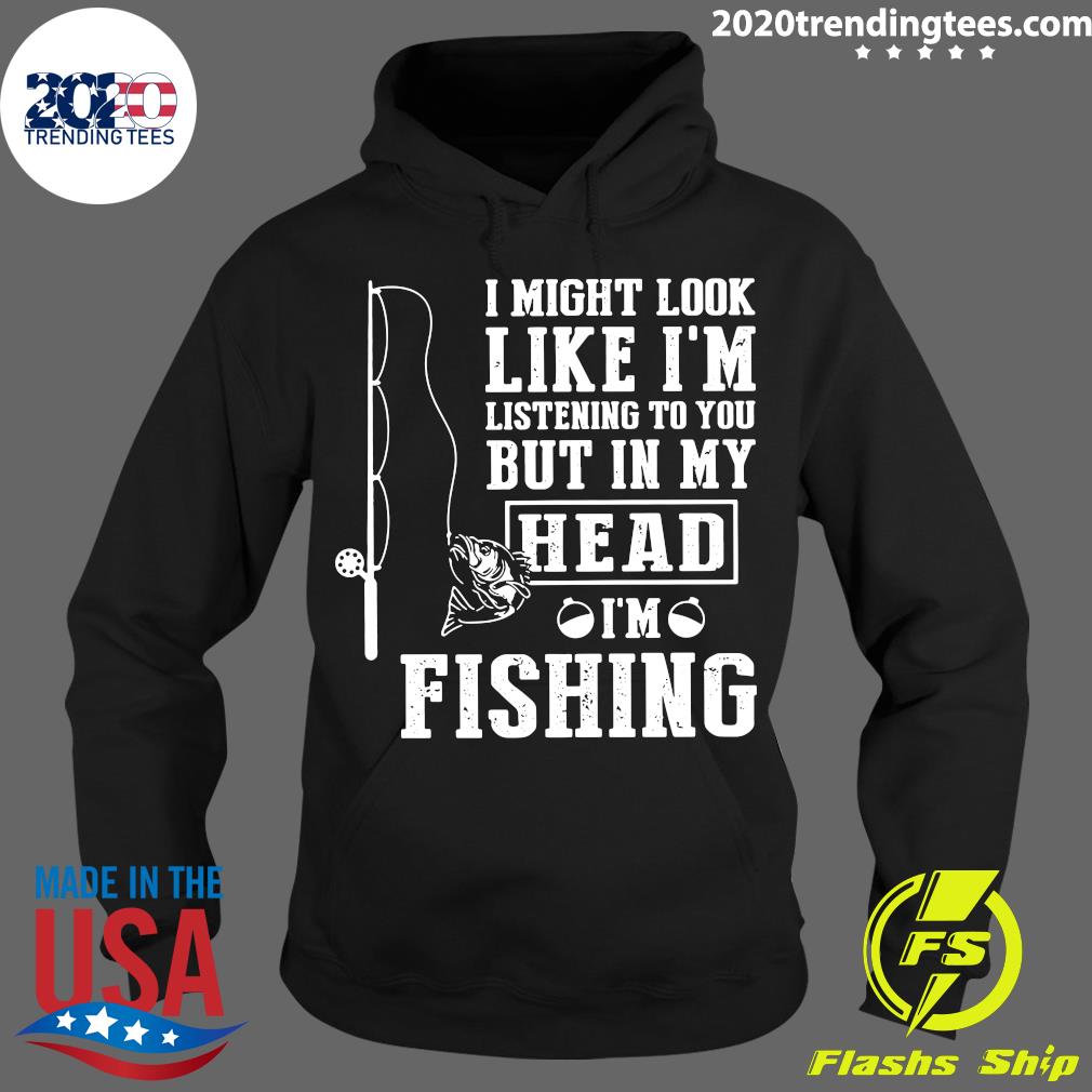 I Might Look Like I'm Listening To You But In My Head - Adult & Kids T-Shirts, Sweatshirts & Hoodies apparel design preview 2