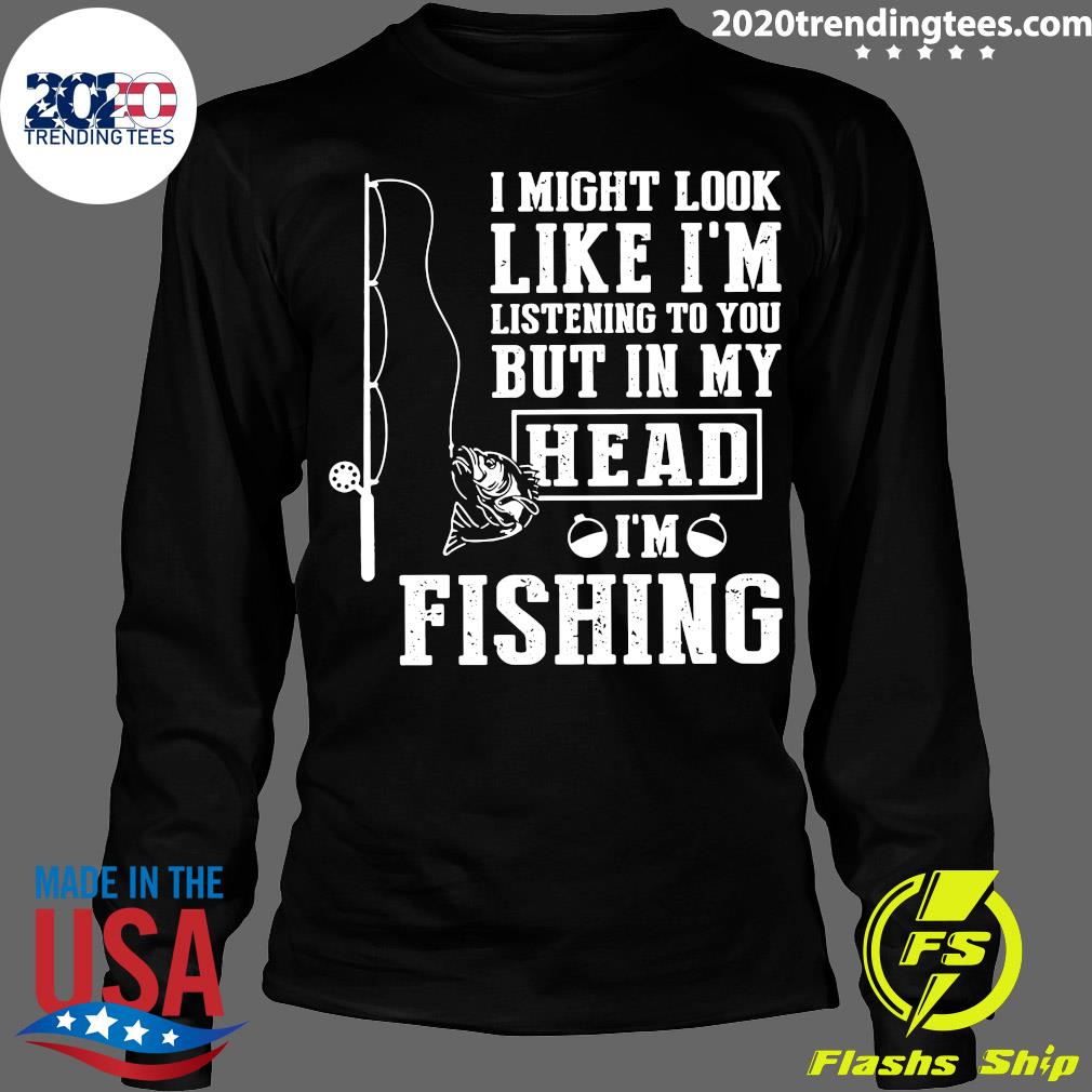 I Might Look Like I'm Listening To You But In My Head - Adult & Kids T-Shirts, Sweatshirts & Hoodies apparel design preview 4