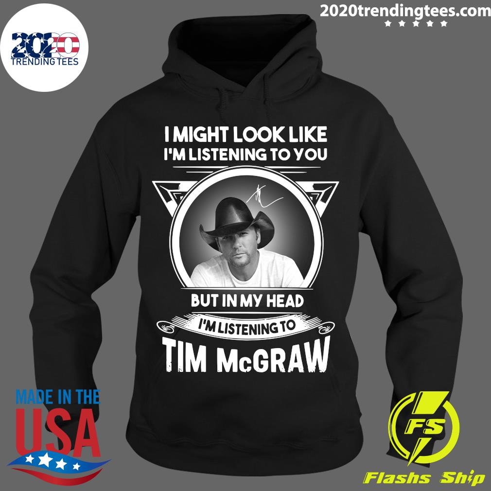 I Might Look Like I'm Listening To You But In My Head - Adult & Kids T-Shirts, Sweatshirts & Hoodies apparel design preview 2