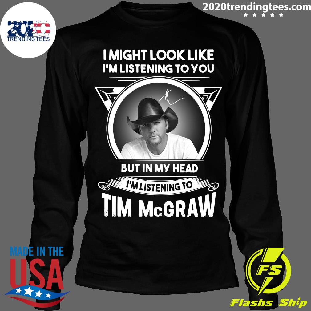 I Might Look Like I'm Listening To You But In My Head - Adult & Kids T-Shirts, Sweatshirts & Hoodies apparel design preview 4