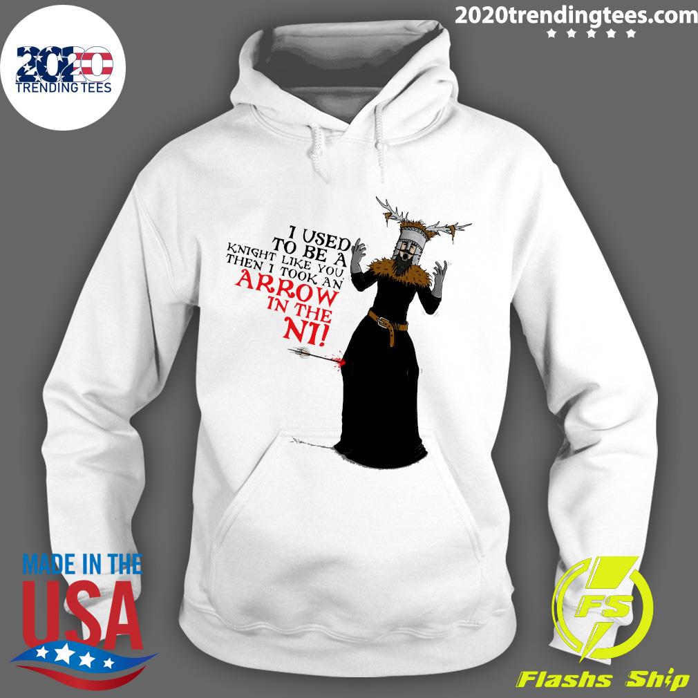 I Used To Be A Knight Like You Then Took An Arrow In - Adult & Kids T-Shirts, Sweatshirts & Hoodies apparel design preview 2