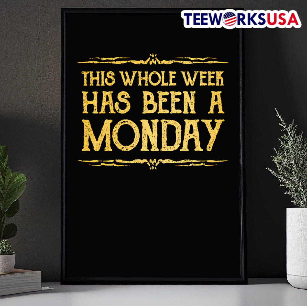 This whole week has been a Monday - Adult & Kids T-Shirts, Sweatshirts & Hoodies apparel design preview 5