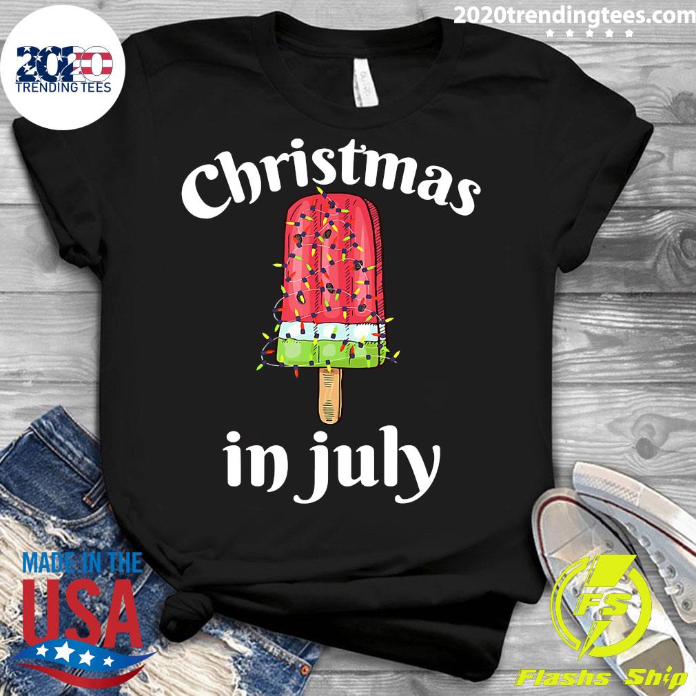 Ice Cream Christmas In July - Adult & Kids T-Shirts, Sweatshirts & Hoodies apparel design preview 3