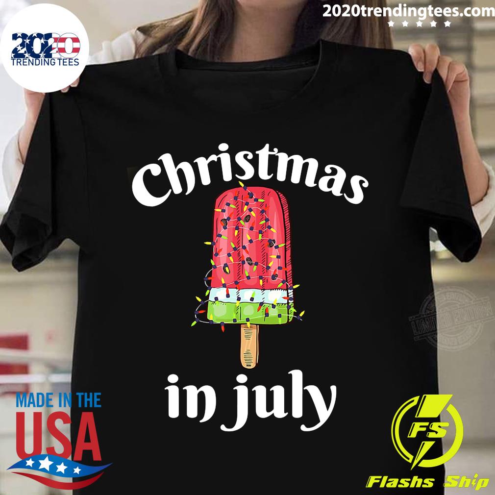 Ice Cream Christmas In July - Adult & Kids T-Shirts, Sweatshirts & Hoodies apparel design preview 1