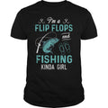 I'm A Flip Flops And Fishing Kinda Girl - Adult & Kids T-Shirts, Sweatshirts & Hoodies apparel design preview 1