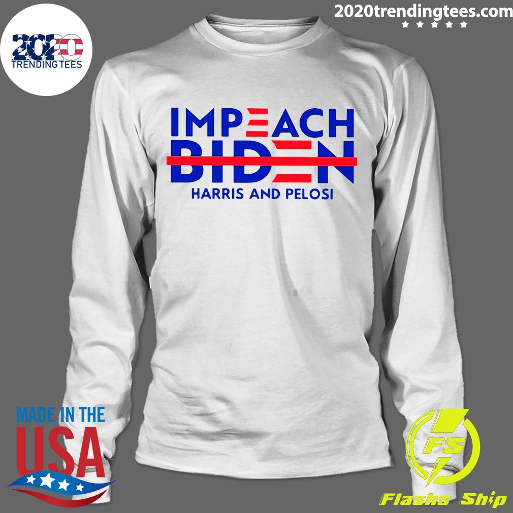 Impeach Biden Harris And Pelosi - Adult & Kids T-Shirts, Sweatshirts & Hoodies apparel design preview 4