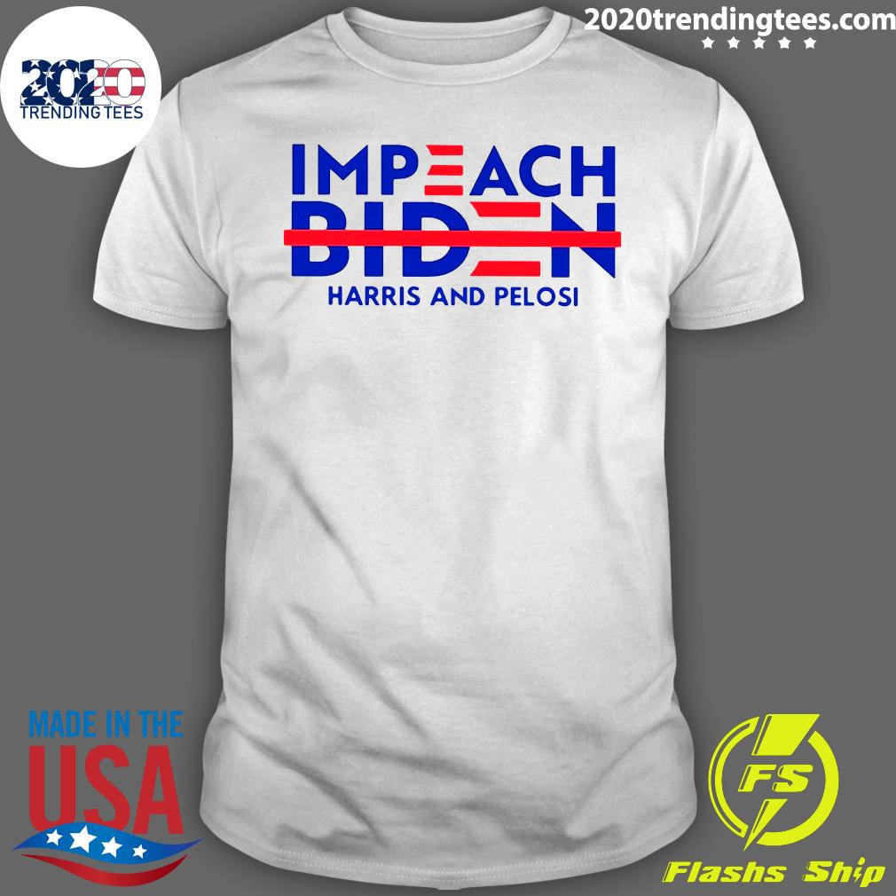 Impeach Biden Harris And Pelosi - Adult & Kids T-Shirts, Sweatshirts & Hoodies apparel design preview 1
