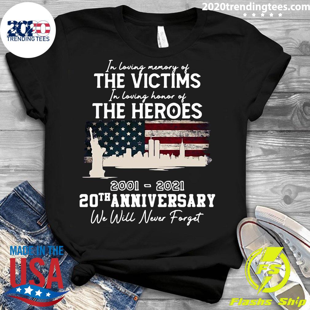 In Loving Memory Of The Victims Honor Heroes - Adult & Kids T-Shirts, Sweatshirts & Hoodies apparel design preview 3