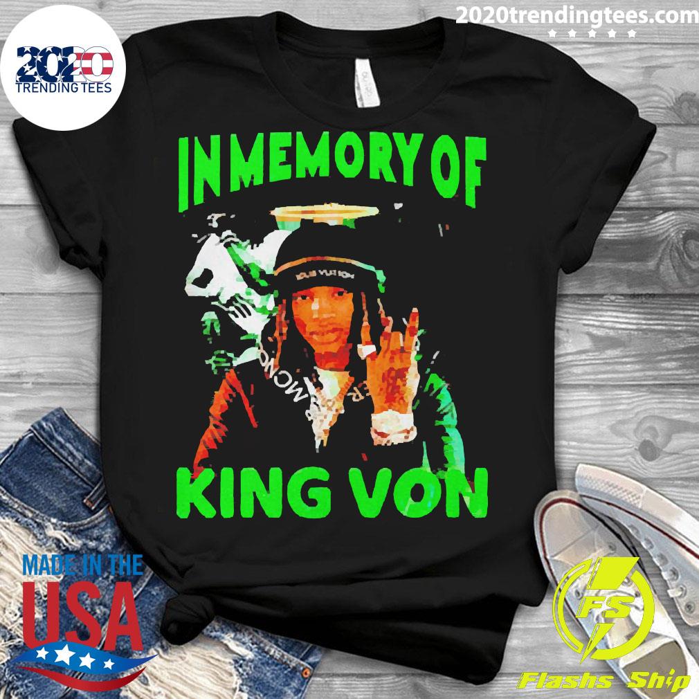 In Memory Of King Von - Adult & Kids T-Shirts, Sweatshirts & Hoodies apparel design preview 3