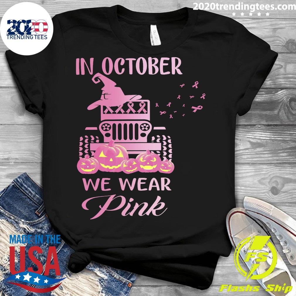 In October We Wear Pink - Adult & Kids T-Shirts, Sweatshirts & Hoodies apparel design preview 3