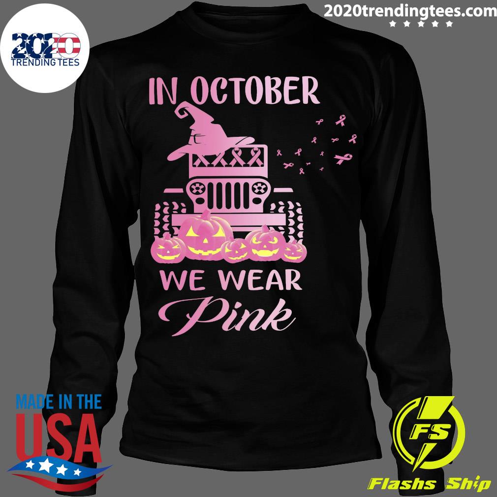 In October We Wear Pink - Adult & Kids T-Shirts, Sweatshirts & Hoodies apparel design preview 4